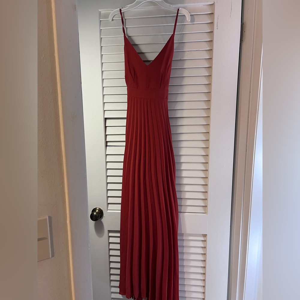 Red dress